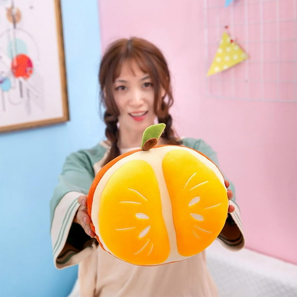 Muñeco de peluche Baoblaze para abrazar naranja cojín decorativo