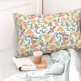 thumbnail image 4 of Pofeuu Simple Drawing Print Polyester Microfiber Plush Pillowcases, Super Soft and Cozy Pillow Case Covers with Envelop Closure（Pillow core not included）-16"x24", 4 of 6