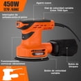 thumbnail image 2 of Lijadora Rotativa Orbital Teeno Naranja 450 W, 2 of 6
