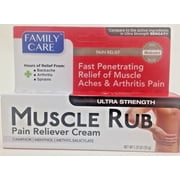 Family Care Maximum Strength Pain Relieving Muscle Rub 1.25 oz