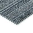thumbnail image 3 of Addison Rugs Mayfield Premium Machine Washable Transitional Stripes Blue Rectangle Rug, 8' X 10' Machine Washable Transitional Stripes Blue Oversized Sherpa Throw Blanket, 3 of 7