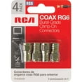 thumbnail image 3 of RCA RG6 Outdoor Coax Cable Connector VHD905R - Weatherproof, Burial Use - 4 Pack, 3 of 3