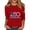 #C - Wine, variant on We The People T Shirt,Freedom Shirt,250 Anniversary Usa Shirt,Usa Shirt,250th Anniversary USA Shirt Women America Shirt 3/4 Sleeve Patriotic Flag Eagle Print Tops 1776-2026 Tshirt Gifts,Beige,Large
