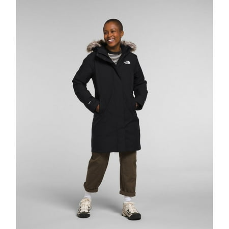 The North Face Arctic NF0A874HJK3 Parka Jacket Women's Black Full Zip CLO754 (Black,Regular,M)