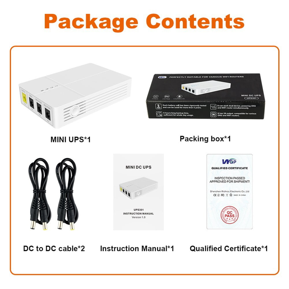 DC12V9 optical modem backup ups uninterruptible power supply router backup