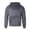 Gray, variant on Casual Basic Sweaters Men Solid Color Lamb Wool Double Velvet Hooded Warm And Velvet Sweater Casual Loose Comfortable Trendy Sweater(Gray)