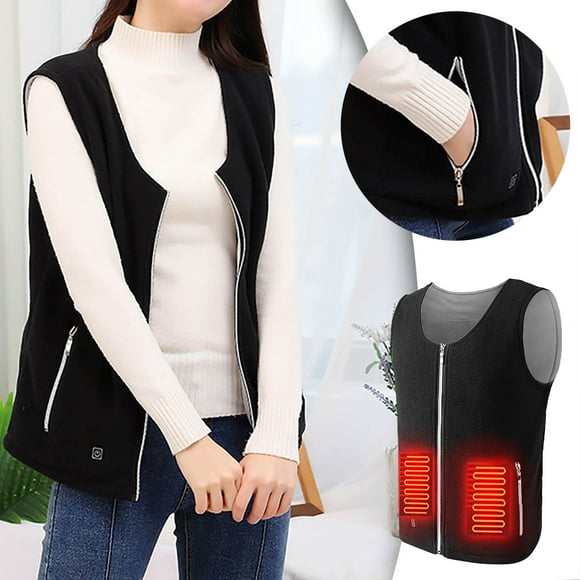Limited Time Deal Iumwxz Heating Vest, USB Charging Lightweight Heating Vest Is Applicable to Men's and Women's Jacket Warmer, Without Battery Pack Birthday Gifts for Men Tailgating