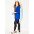 thumbnail image 3 of Catherines Women's Plus Size Suprema Studio 3/4 Sleeve Studded V-Neck Tee, 3 of 4