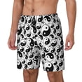 thumbnail image 1 of Balery Yin And Yang Bañador para hombre, shorts de playa de secado rápido con entrepierna y forro de compresión-X-Large, 1 of 6