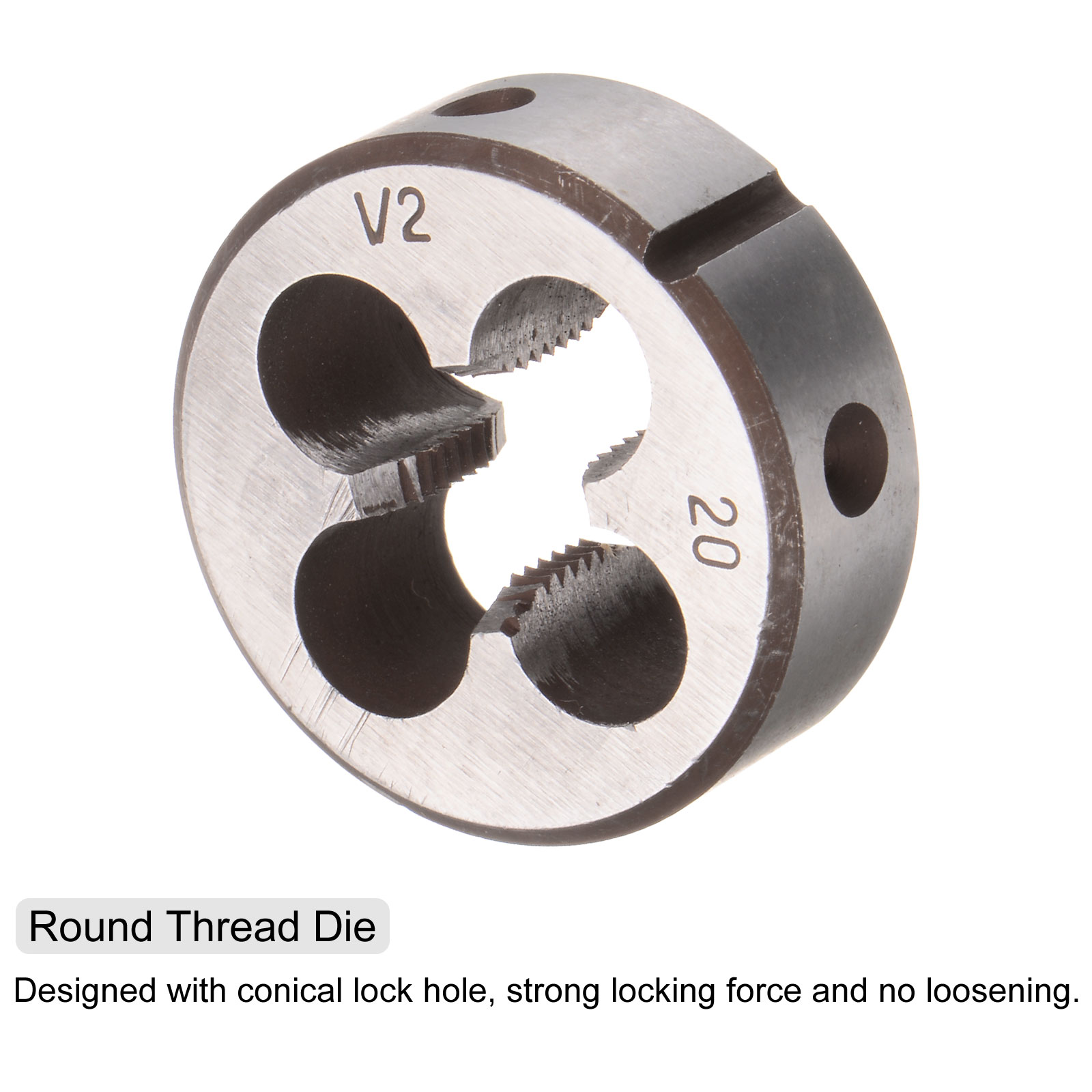 Uxcell 1/2"-20 UNF Tap And Die Set – HSS Right-Hand Threading Kit For Metal Repair And Fabrication