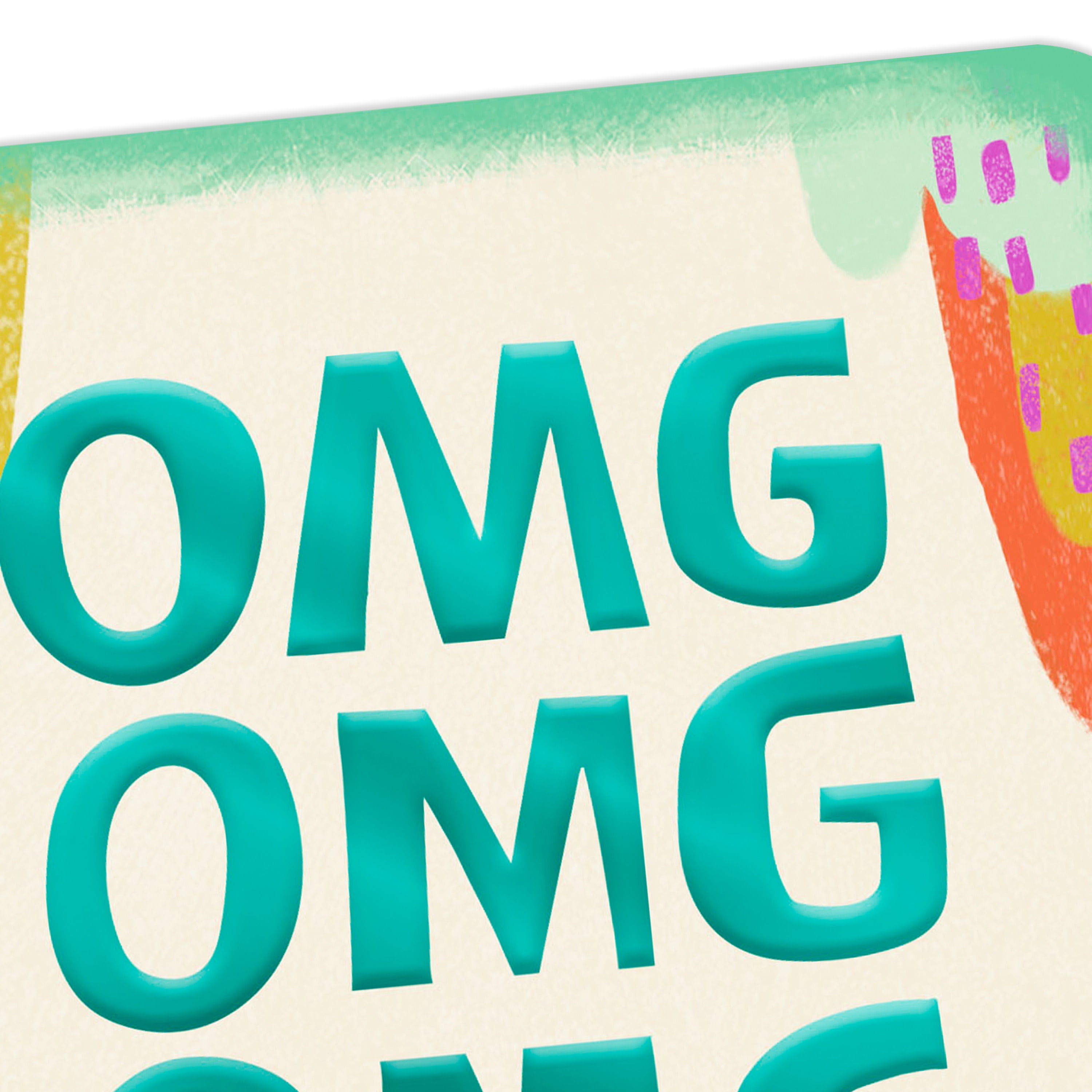Hallmark Just Because Congratulations Card (OMG)