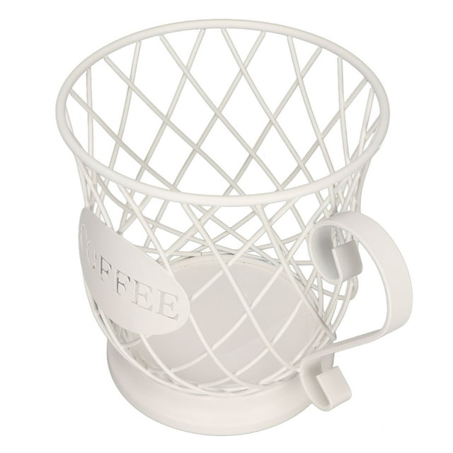 Estante de almacenamiento para cápsulas de café, soporte para cápsulas de café de hierro, organizador de cápsulas de café, soporte para cápsulas de café de alta capacidad Jadeshay A