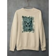 thumbnail image 3 of Butterfly Art And Kanji Sweatshirt Women -Elena Ray Designs, Female 3X-Large, 3 of 4