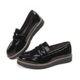 thumbnail image 7 of Dazzher Women's Classic Penny Loafers Round Toe Platform Slip On Shoes for Casual Daily Wear, 7 of 7