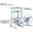 thumbnail image 3 of Drevy Adjustable Height Kitchen Step Stool,Kids Learning Stool,Mothers' Helper LT05G, 3 of 6