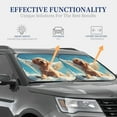 thumbnail image 4 of Saiise Cute Angel Winged Dog for Foldable Car Sun Shades (2-Pack) Offer Sun Protection with an Easy-fold Design for Convenient Windshield Shading-Small, 4 of 6