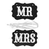 Clearance Shop Mr & Mrs Letter Signs Banner for Wedding Party Photography Props Accessories black Hot Sale Low Price