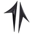 thumbnail image 4 of 2 piezas de pegatinas laterales para coche, piezas exteriores, emblema, insignia, aleta lateral, apto para Negro, 4 of 6