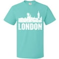 thumbnail image 3 of Inktastic London England City Skyline with Grunge T-Shirt, 3 of 5
