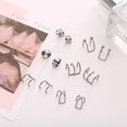 thumbnail image 3 of HAHDAXIA Manchons d'Oreille pour Femmes, Cartilage Sans Perçage, Ensemble de Boucles d'Oreilles à Clip, Manchons d'Oreille Ajustables, Ensemble de Boucles d'Oreilles, Acier Inoxydable, Clip d'Oreille Hélix pour Adolescentes, 3 of 7