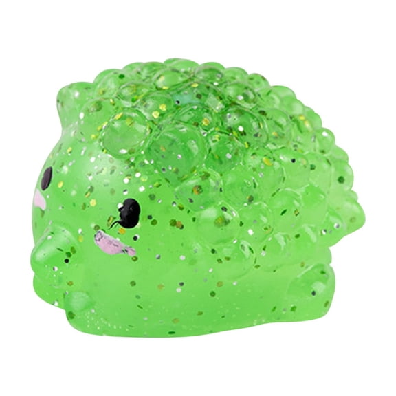 Glitter Ocean Animal Squishy Ball Soft Slow Rising Stress Relief Fidget Sensory Dough Pinch for Office Desk Anxiety Calming Gift for All Ages