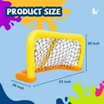 thumbnail image 7 of Honeydrill Inflatable Soccer Goal Set Fun Football Game for Kids, 7 of 7
