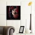 thumbnail image 3 of Cuadros Decorativos Calavera dama 5D diamante pintura DIY mosaico cuadrado completo imagen (ZQF8106) Tmvgtek embutido en tela, 3 of 8