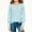 Light Blue, variant on Fesfesfes Childrens Long Sleeve Round Neck Blouse Top Soft Comfy Casual Everyday Wear Solid Color Pullover Shirt for Girls Kids Youth 5 to 14 Years(White,13 Years)