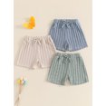thumbnail image 4 of Aojekbee Toddler Boy Girl Plain Shorts Drawstring Waist Casual Shorts Summer Loose Fitting Lounge Shorts, 4 of 10