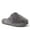 Grey, variant on Fireside By Dearfoams Women's Shelly Beach Genuine Shearling Fuzzy Scuff Slipper