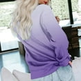 thumbnail image 3 of Dyegold Womens Casual Long Sleeve Sweatshirt Crew Neck Cute Gradient Pullover Tops Oversized Sweater Shirt Fall Fashion 2023, 3 of 4
