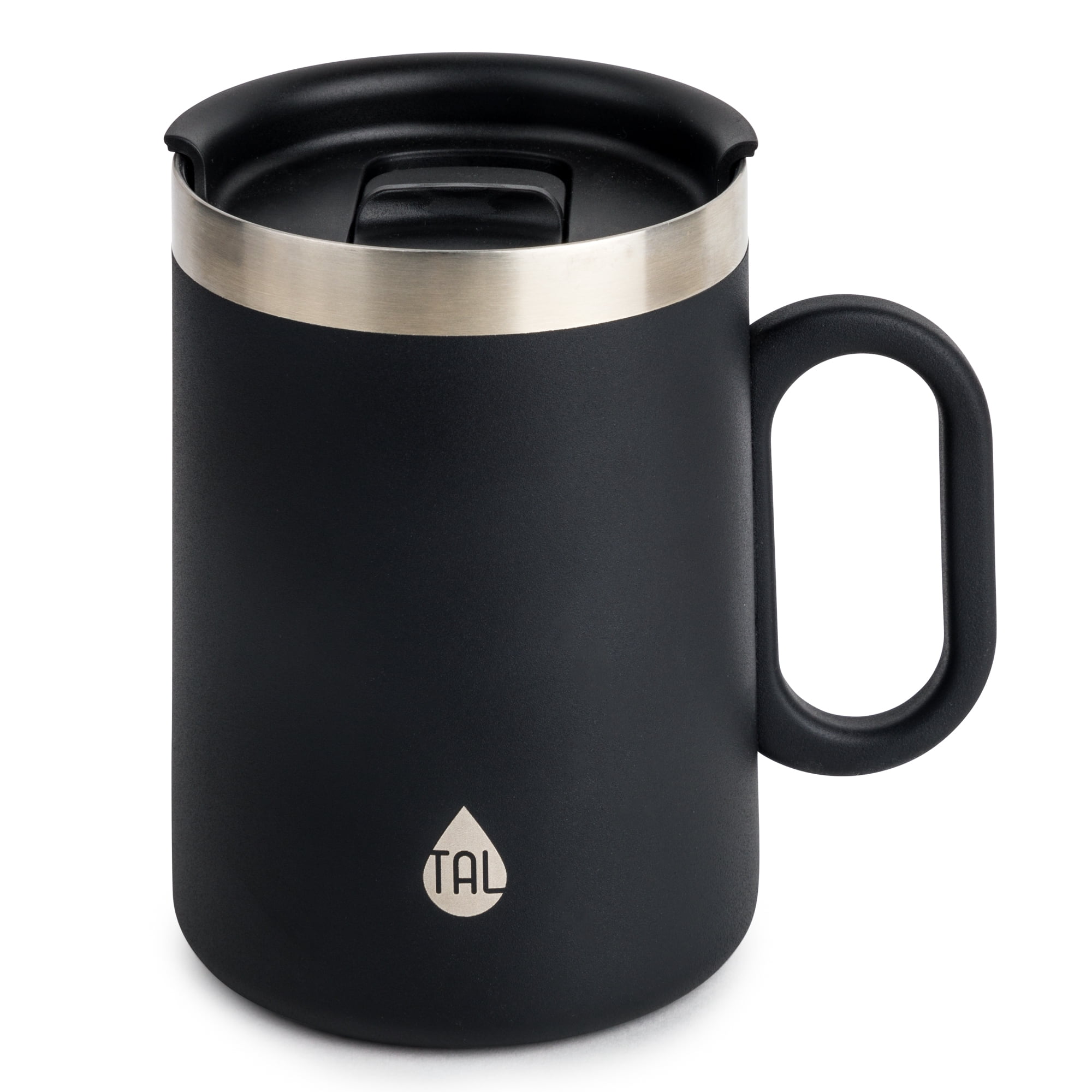 TAL Stainless Steel Boulder Coffee Mug 14oz Black Walmart