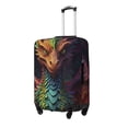 thumbnail image 2 of Daiia Whimsical Dragon Color Cool Luggage Cover, Thickened Washable Travel Luggage Covers, Elastic Unique Baggage Covers for 18-20 inch Luggage-Medium, 2 of 9