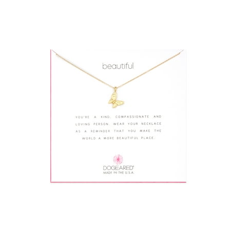 Dogeared Best Mom Necklace - Dogeared Beautiful Enchanted Butterfly Gold Necklace