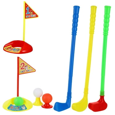 Childrens Toys Outdoor Playsets for Toddlers Children Golf Plaything Kids Toys Children's Golf Club Set Toys Toy Golf Ball Plastic Baby Child