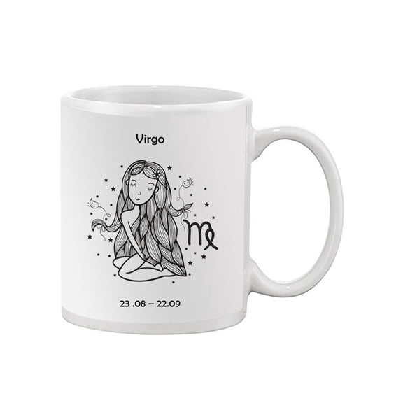 Cute Virgo Sign Mug -Image by Shutterstock,