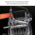 thumbnail image 6 of AJKSFHIU Hand Crank Ice Crusher, Portable Ice Crushe,Ice Shaver Machine Crushed Ice Maker,Snow Cone Machine,Ice Crusher for Home Use,Stainless Steel Blades for Ice Platters Coctails Outdoor Picnics, 6 of 9