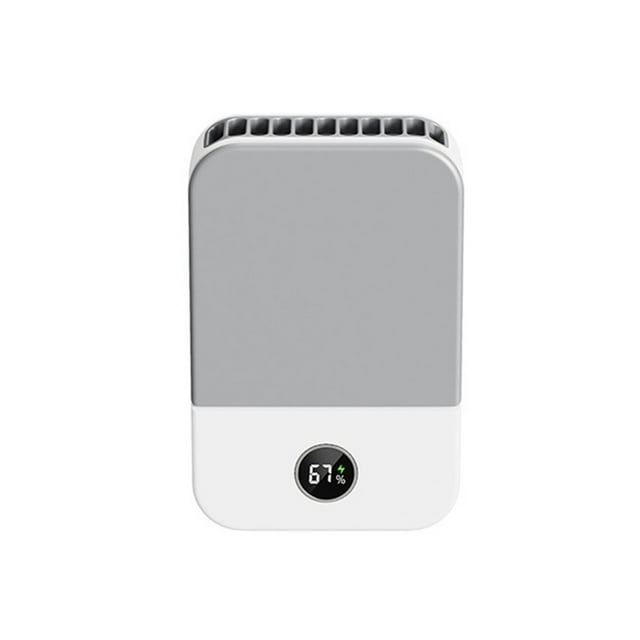Ventilador USB 2000 mAh Recargable Ajustable Sin aspas Yuarrent Blanco