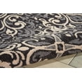 thumbnail image 6 of Nourison Caribbean Indoor/Outdoor Charcoal 5'3" x 7'5" Area Rug, (5x7), 6 of 7