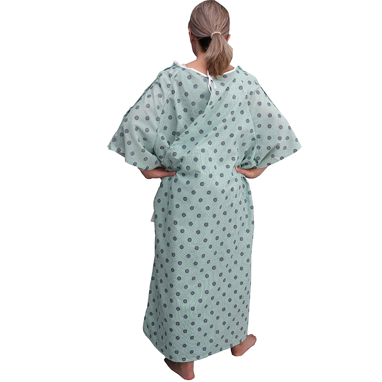 3 Pack - AMU Solutions 5XL Hospital Gown Oversized Hospital Robe for Men or  Women, Delivery Gown - Walmart.com