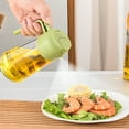 thumbnail image 6 of Olive Oil Dispenser, 2 in 1 Oil Sprayer for Cooking, 470ml /600ml Glass Oil Spray Bottle, Oil Dispenser and Oil Sprayer for Kitchen, Salad, Frying, BBQ, 6 of 8