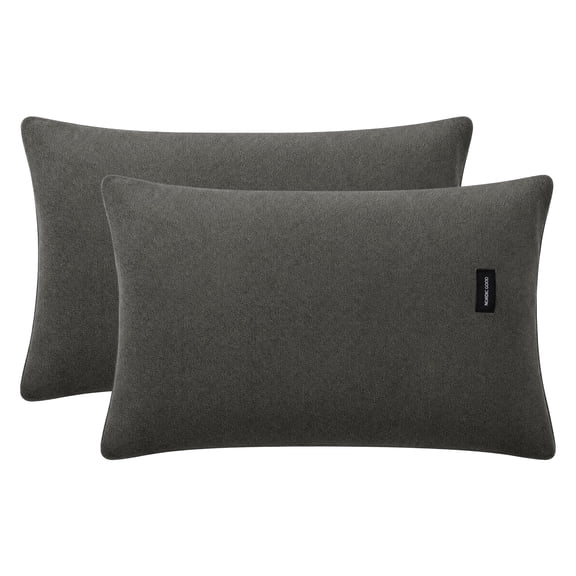 Unique Bargains 2 Pack Fabric Pillowcase Envelope Closure Wrinkle Resistant Queen Black