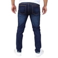 thumbnail image 3 of Pantalón de mezclilla stretch John Silver  Semiskinny Color azul oscuro con deslavado, 3 of 4