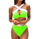 thumbnail image 1 of Sexy mujer moda Bikini Patchwork dos piezas estampado traje de baño conjunto de ropa de playa Fridja nalpqowj58666, 1 of 1