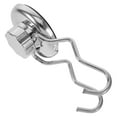 thumbnail image 5 of FRCOLOR Stainless Steel Suction Cup Hooks Heavy Duty 2 Prong Vacuum Hooks for Secure Hanging in Bathroom, Kitchen, and Living Room, 5 of 8