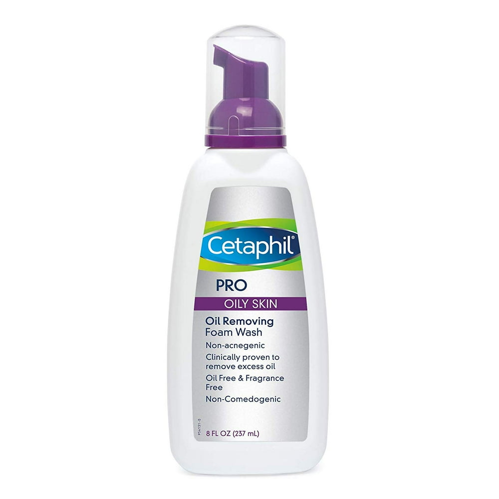 2 Pack Cetaphil Pro DermaControl Oil Removing Foam Wash 8 Oz each
