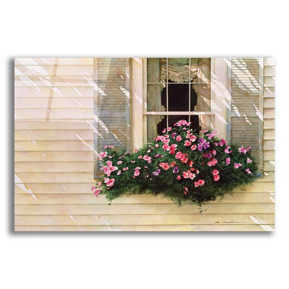 Epic Art 'Shutter Blue' by Zhen-Huan Lu, Acrylic Glass Wall Art, 16"x12"