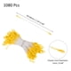 thumbnail image 3 of Uxcell 1080 Paquete de Estambres de Flores de Doble Cabeza-1mm Estambre Artificial para Manualidades de Pasteles (Aurantium), 3 of 7