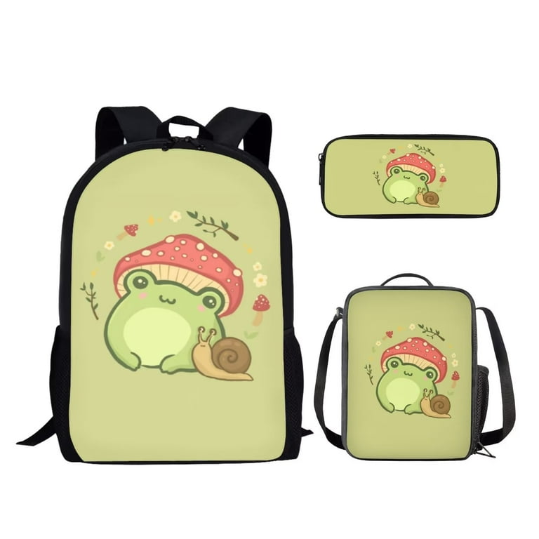 Cartoon Frog Pattern Tote Bag, Shoulder Bag, Canvas Bag, The Best