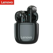 Lenovo XT89 Wireless Earbuds, Bluetooth Headphones with  IPX5 Waterproof Semi-in-Ear Dual Hosts Earphones Stereo Deep Bass Sport Headset  Black